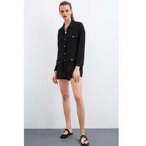 Zara Utility Romper Jumpsuit